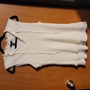 Alfani 16 silk blouse ivory